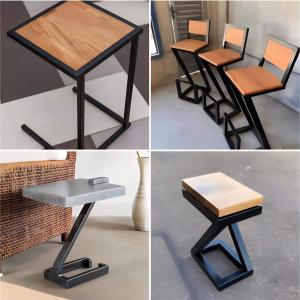 طاولات معدنية اشكال متعددة