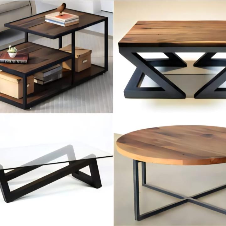 طاولات معدنية اشكال متعددة